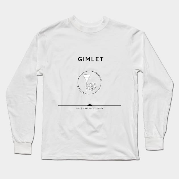 Gimlet Long Sleeve T-Shirt by Booze Logic